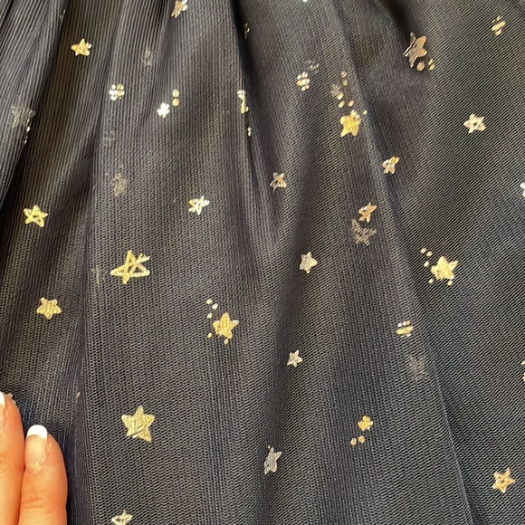Abercrombie Kids Silver Star Navy Skirt - Picture 2 of 3